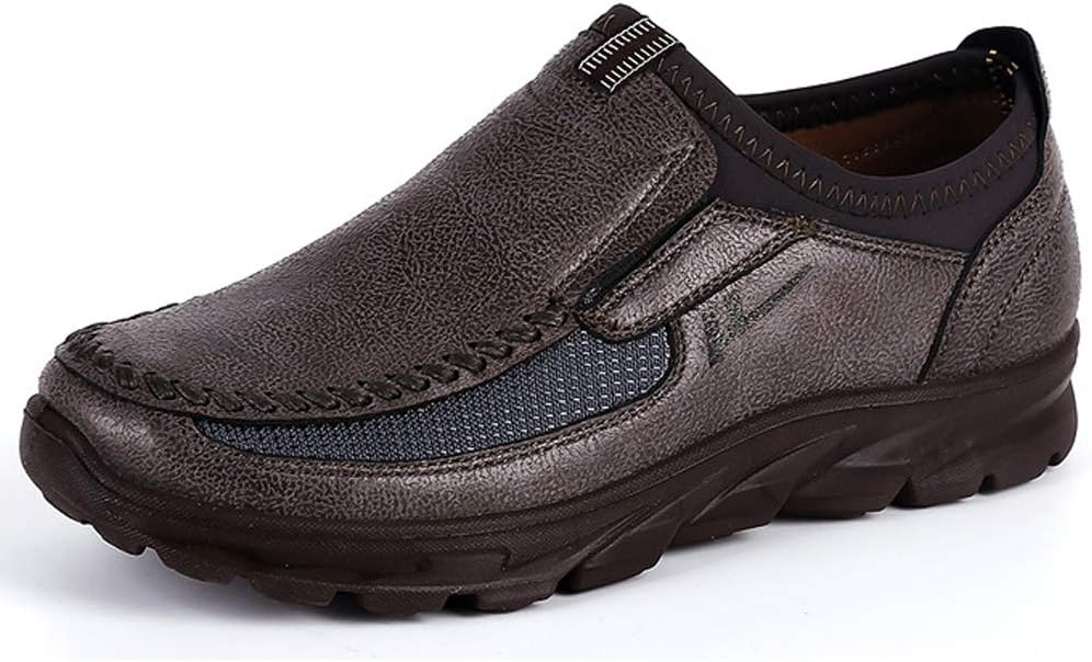 

Мужские лоферы-лодочки кожаные с нескользящей подошвой, повседневные коричневые удобные замшевые кроссовки Asifn