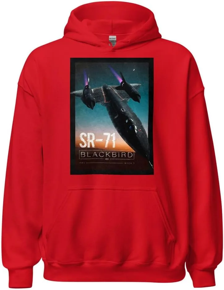 Толстовка с капюшоном Unisex SR-71 Blackbird