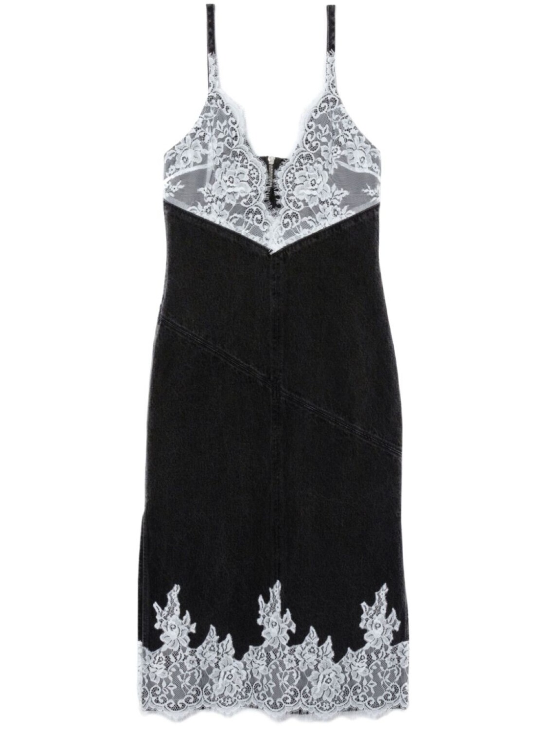 

Платье-комбинация с кружевной отделкой 3.1 Phillip Lim, черный