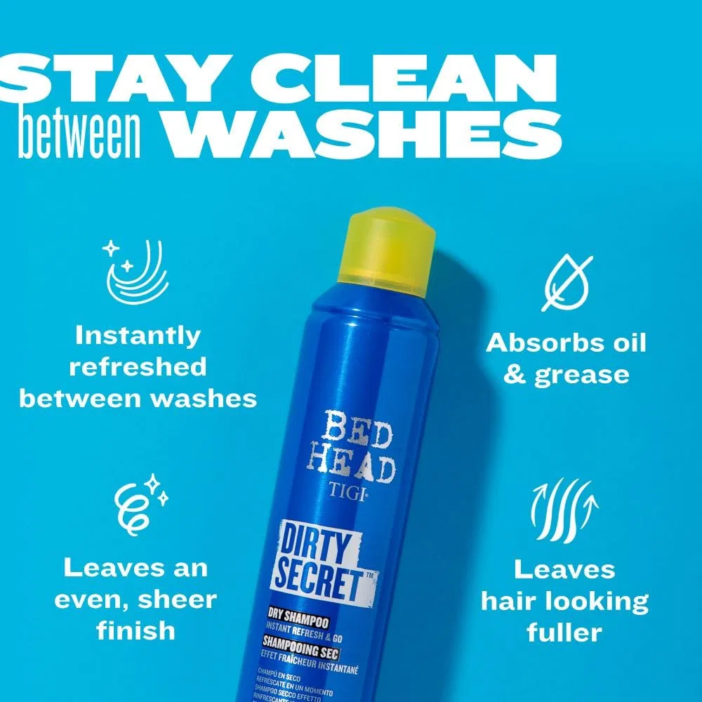 Сухой шампунь «Dirty Secret Instant Refresh» 300 мл от Bed Head by Tigi Tigi — фото 3