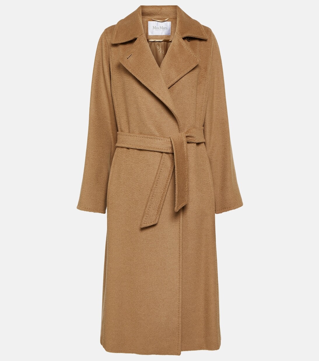 

Пальто manuela из верблюжьей шерсти Max Mara, коричневый