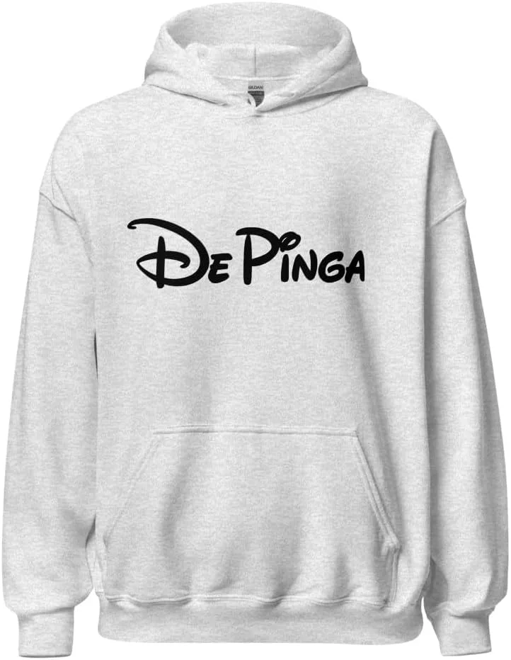 Толстовка De Pinga - худи с испанским сленгом для смелого стиля Generic, Ash