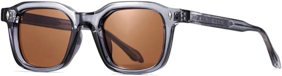 

Мужские солнцезащитные очки в стиле ретро, ​​модные солнцезащитные очки с заклепками, женские солнцезащитные очки с защитой от УФ-излучения UV400, трендовые панк-очки желто-зеленого цвета SZVVBKK, Grey Tea