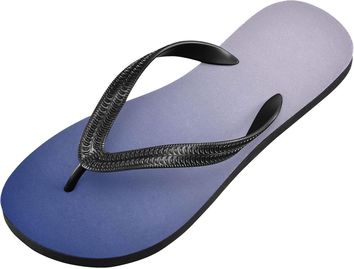 

Темно-синие фиолетовые шлепанцы с градиентом, пляжные вьетнамки для душа, резиновые нескользящие летние тапочки для женщин и мужчин Sinestour