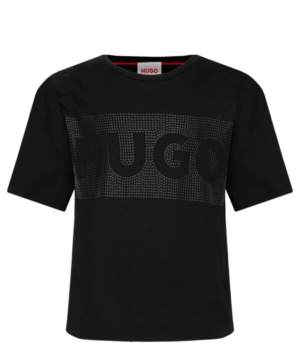 

Футболка Hugo Kids Regular Fit с логотипом, черный