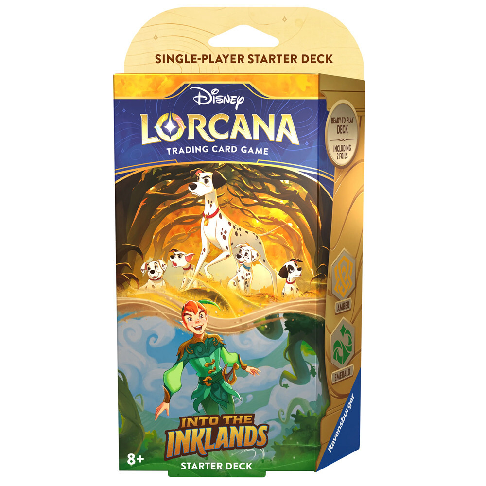 

Карточная игра Ravensburger Lorcana TCG: Into the Inklands - Starter Deck - Amber & Emerald