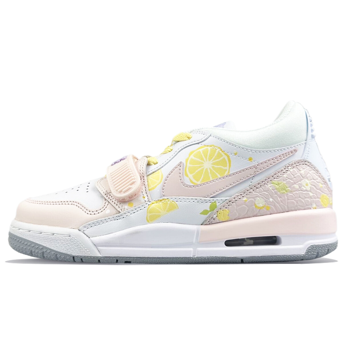 Кроссовки Jordan Legacy 312 Vintage Basketball Shoes Women's Low-top Pink/white, белый