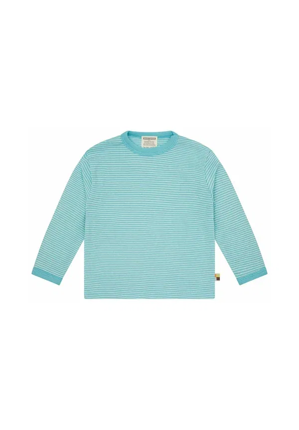 Длинный рукав с тонкими полосками Long Sleeved Top Loud + Proud, голубой