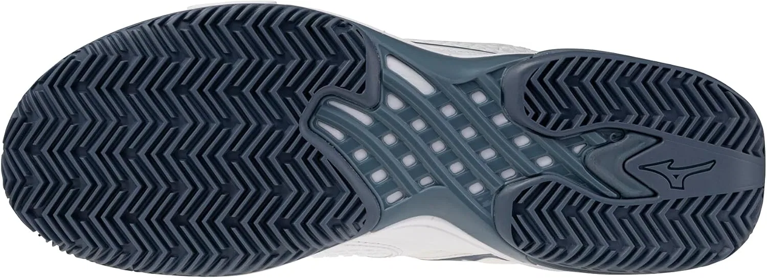Кроссовки для тенниса Mizuno Wave Exceed Tour 7 Clay Court, White-china Blue — фото 2