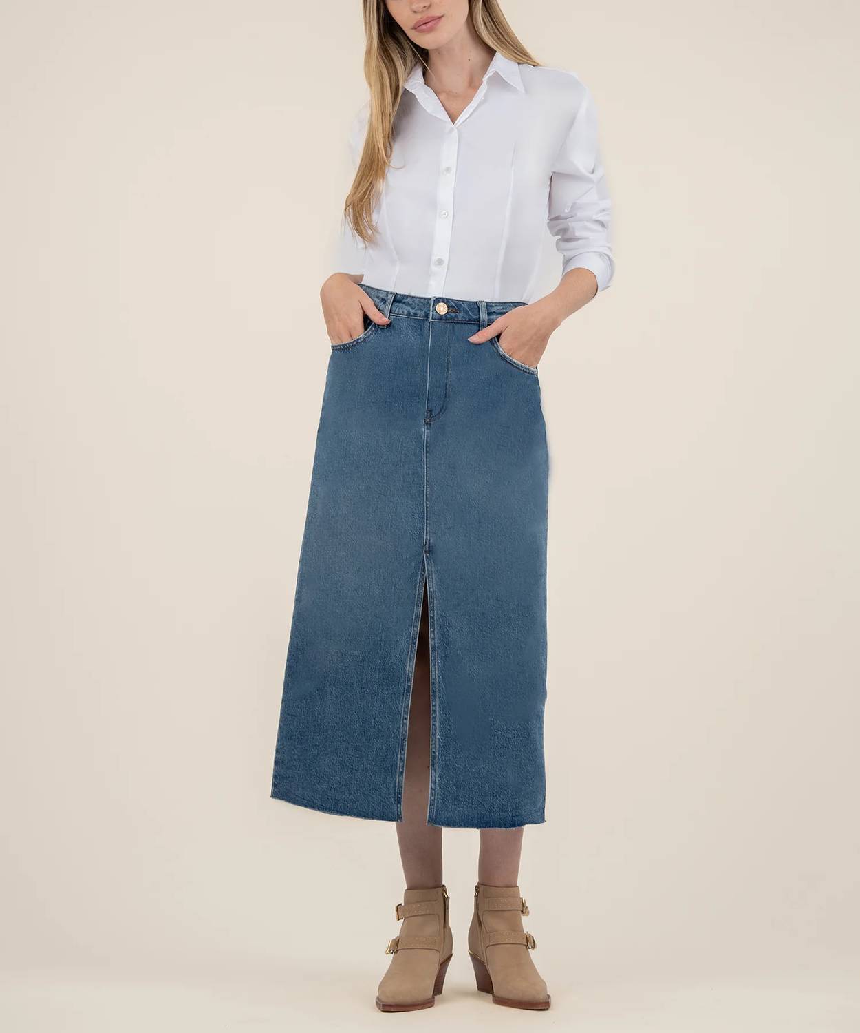 

Юбка Jen Denim A-Line в Empowering KUT FROM THE KLOTH