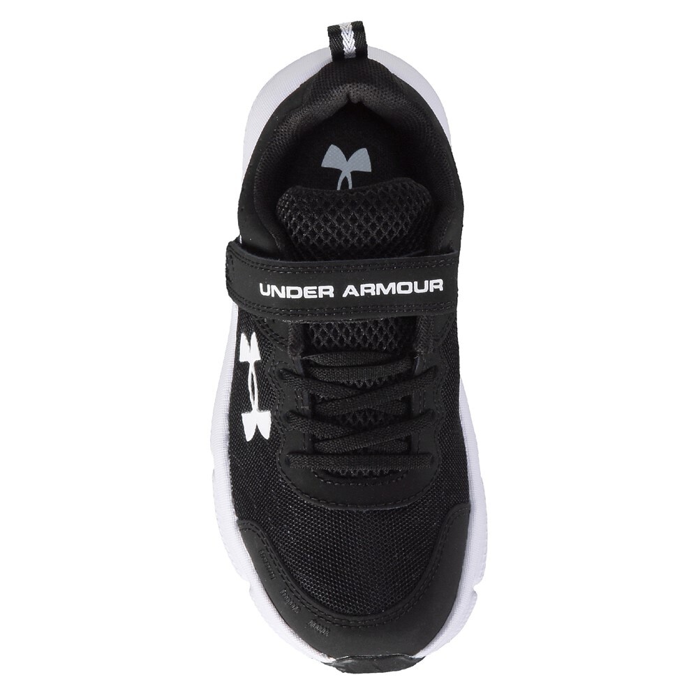 Детские беговые кроссовки Assert 10 среднего/широкого размера Little Kid Under Armour, черный — фото 4