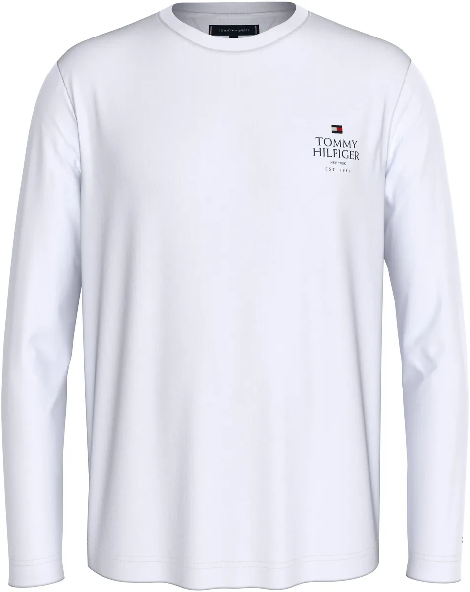 

Рубашка с длинными рукавами Tommy Hilfiger "HILFIGER STACK LS TEE", белый