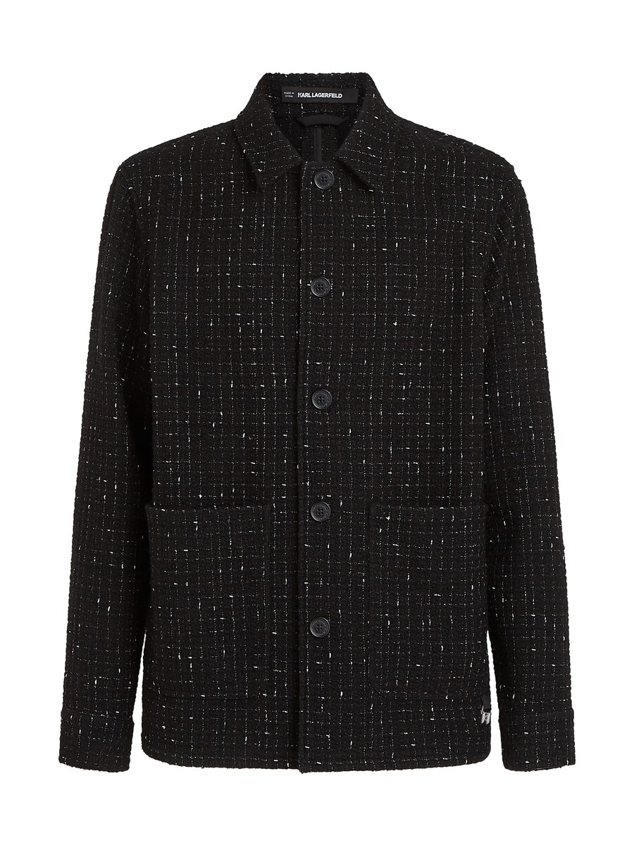 

Рубашка на пуговицах классического кроя Karl Lagerfeld, Black