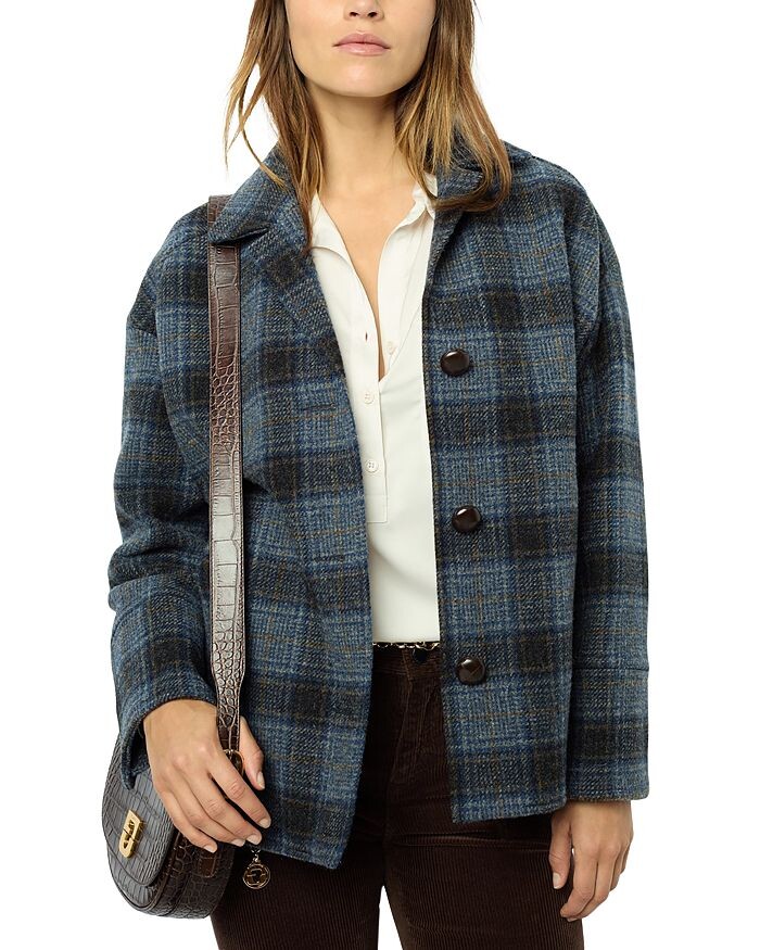 

Шерстяная куртка Gerard Darel Mayssane, синий