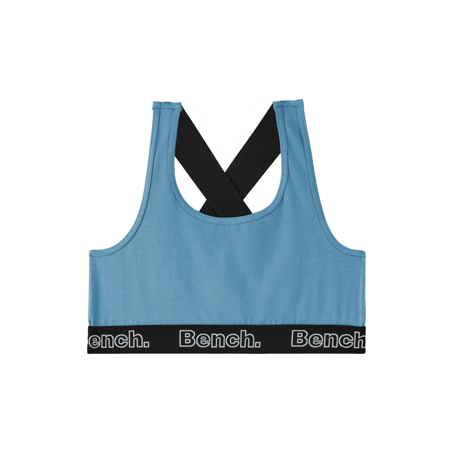 Детское бюстье с перекрещенными бретелями Bench, Blue/Green — фото 2