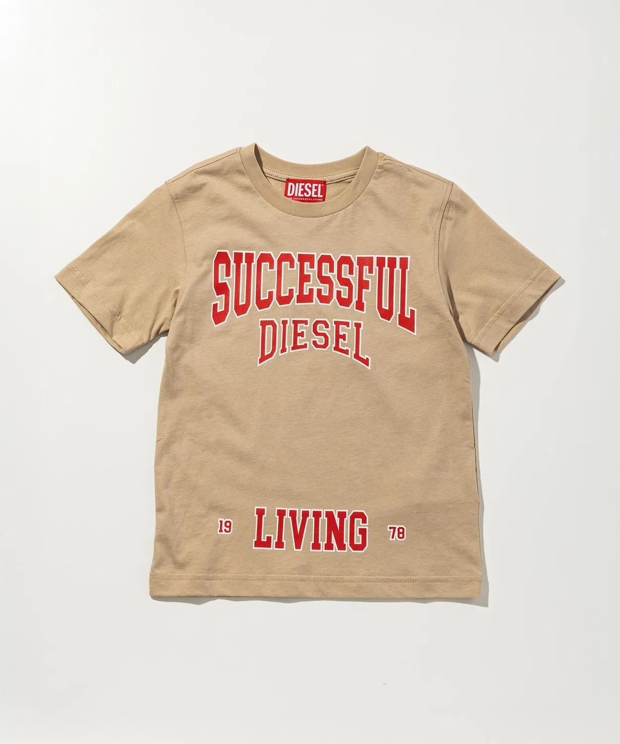 Детская футболка с коротким рукавом DIESEL Kids & Junior, Beige