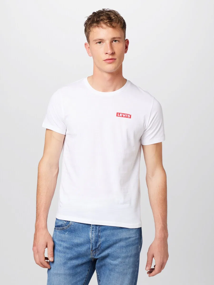 Футболки LEVI'S с графическим принтом, комплект из 2 штук, черные и белые — фото 3
