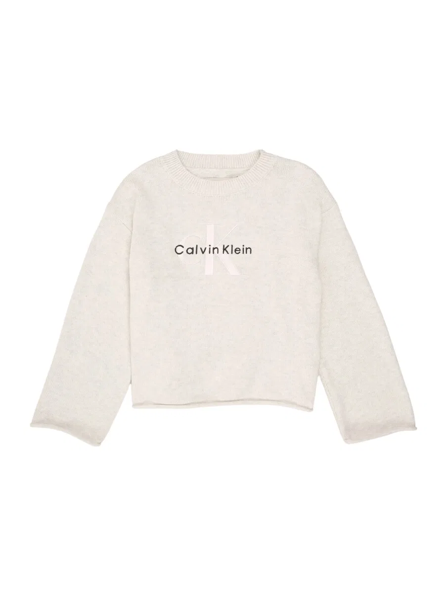 Свитер Calvin Klein Jeans светло-серого цвета