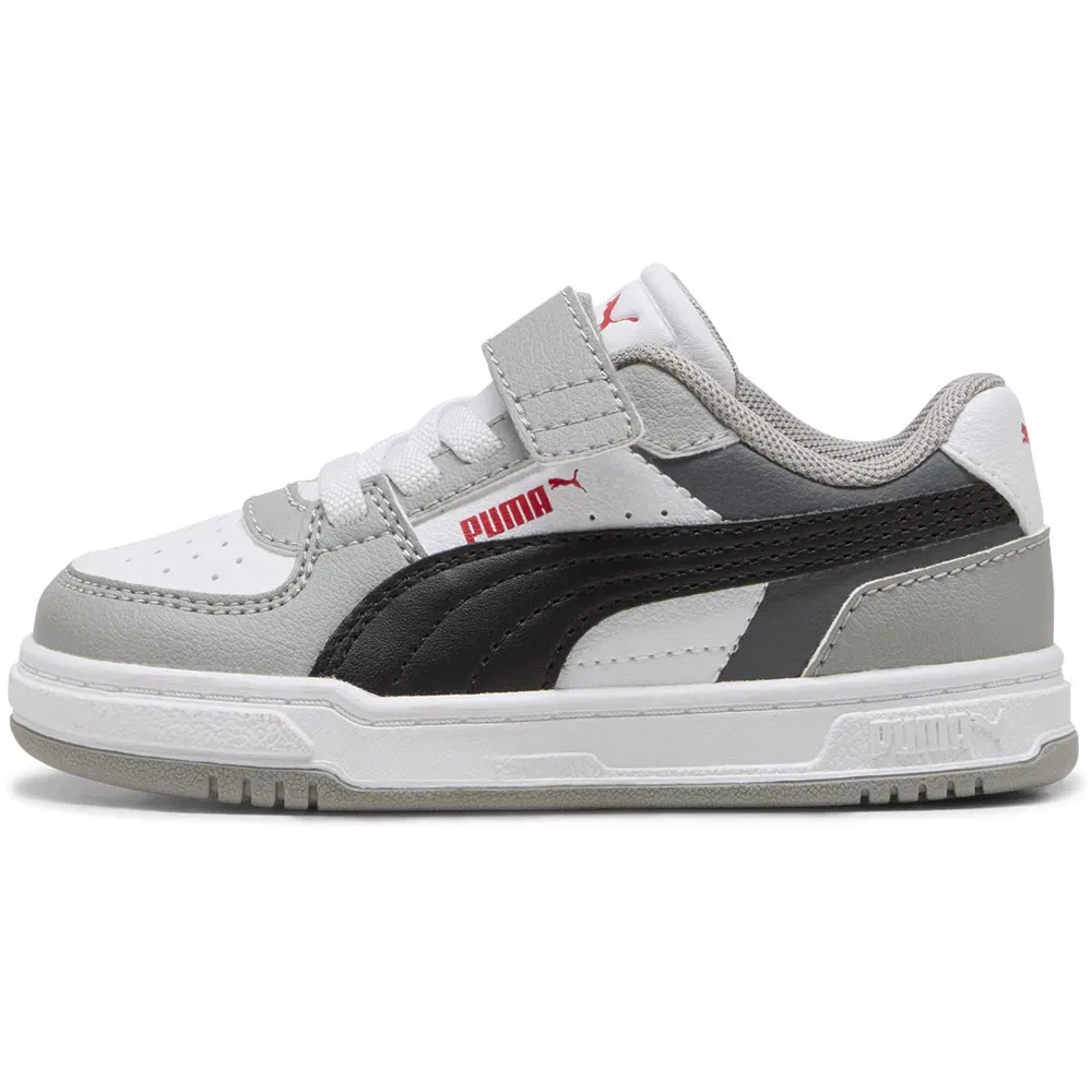 Детские кроссовки для девочек с липучкой Caven III Block AC+ Puma, White — фото 3