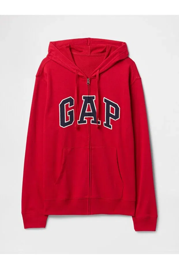 Мужские свитшот с длинным рукавом Gap, Красный — фото 2