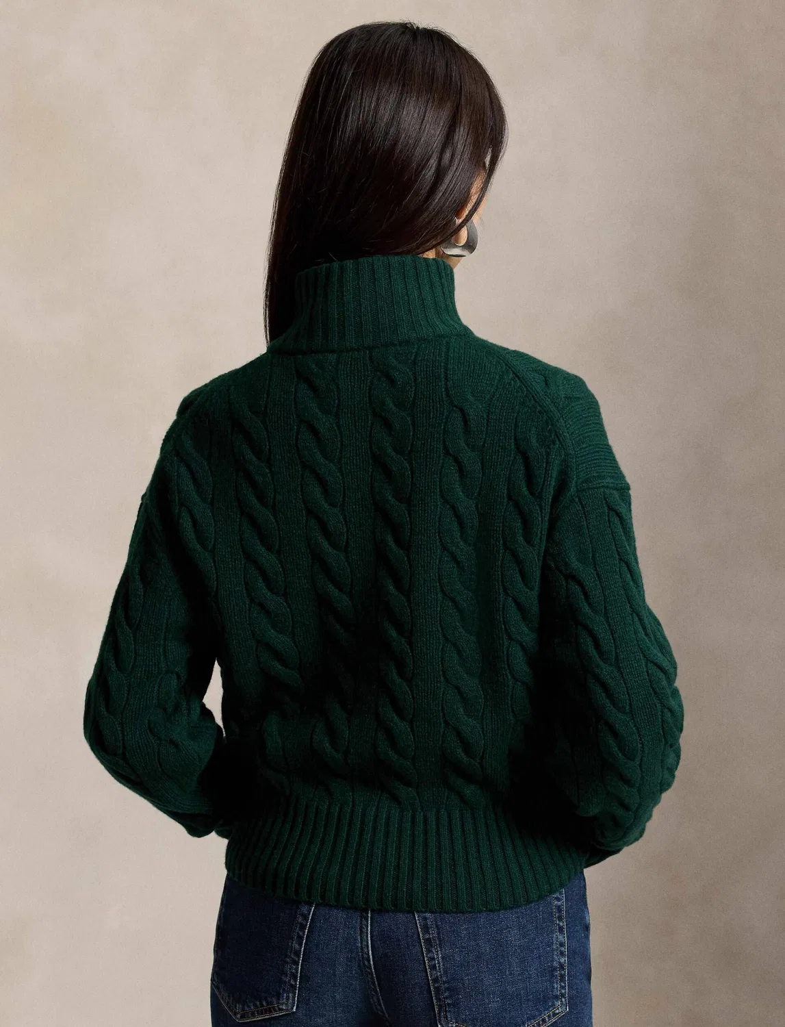 Свитер с V-образным вырезом Polo Ralph Lauren, Verde Bottiglia — фото 3