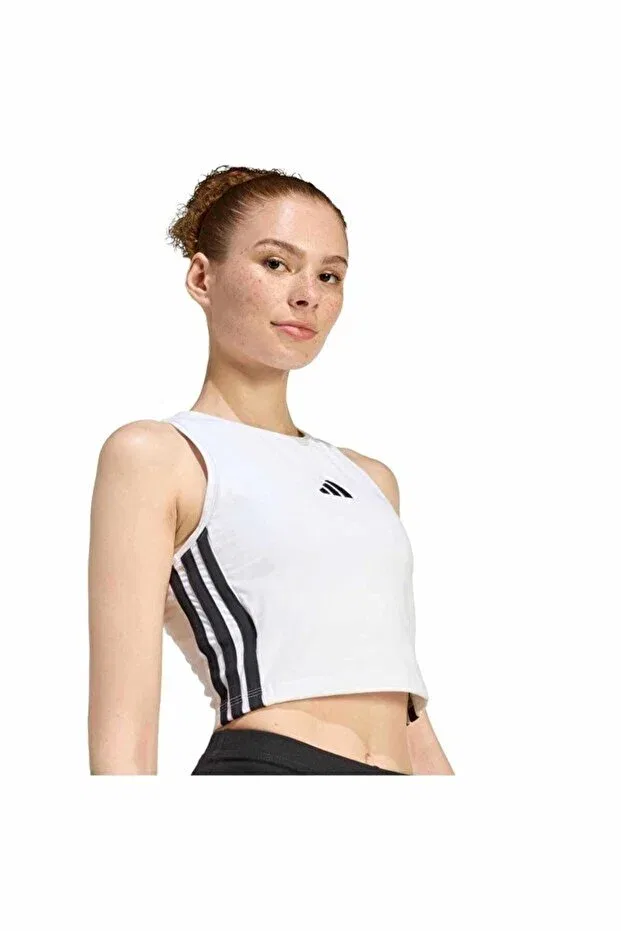 Женский топ на бретелях Adidas, White — фото 4