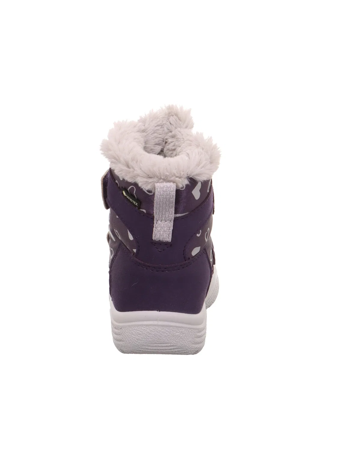 Детские снежные ботинки для девочек на липучке Crystal Warm Superfit, Purple 8520 — фото 3