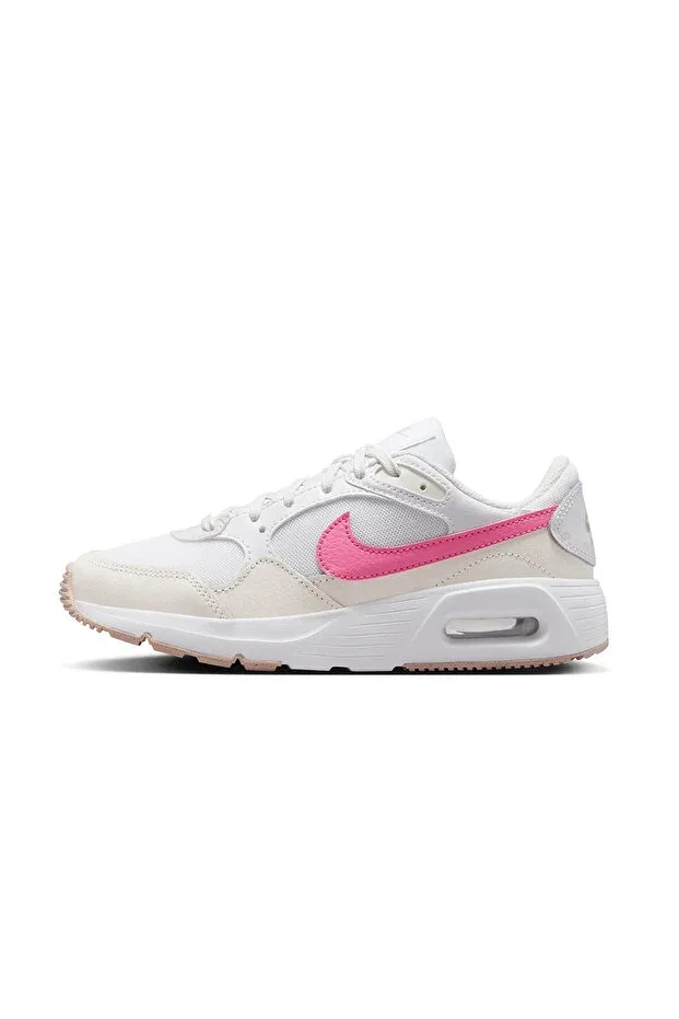 Детские кроссовки для мальчиков повседневные Air Max SC (GS) Nike, Cream White Pink — фото 2