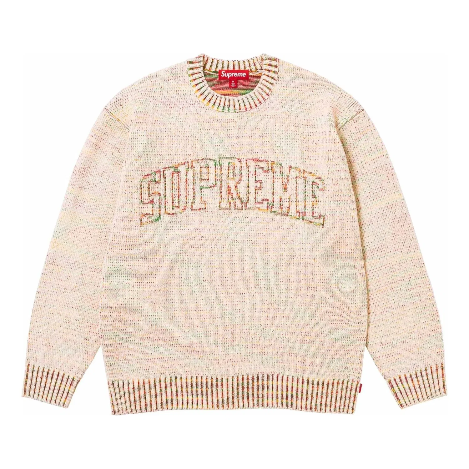 Мужской свитер Contrast Arc Sweater 'Beige' Supreme, бежевый