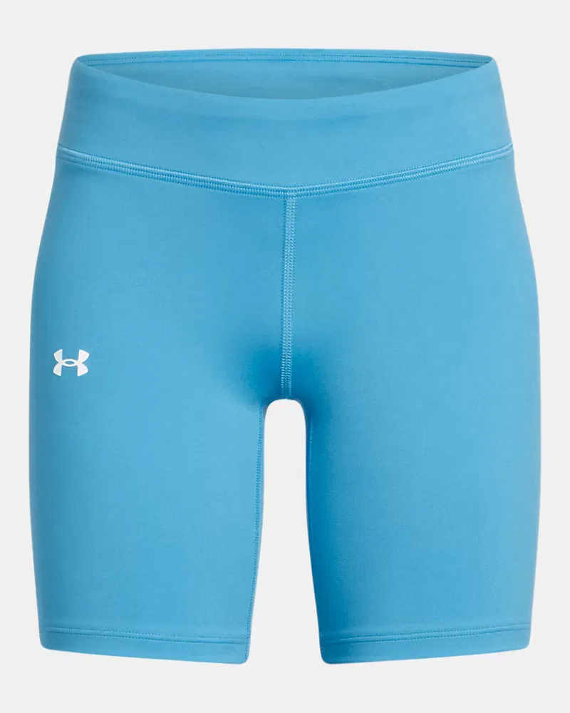 Велошорты детские с внутренним швом 16,5 см, влагоотводящие, UA Motion UnderArmour, Ether Blue/White