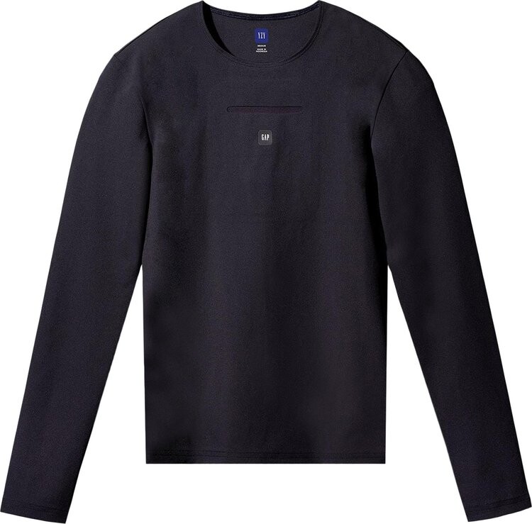 

Лонгслив Yeezy Gap Engineered by Balenciaga Long-Sleeve Second Skin 'Black', черный