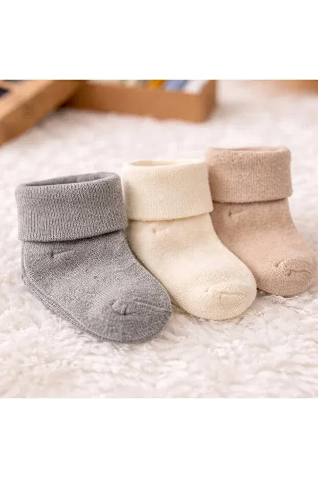 Детский комплект носков хлопковый Basics Happy Baby Butik, Blue Multicolor — фото 4