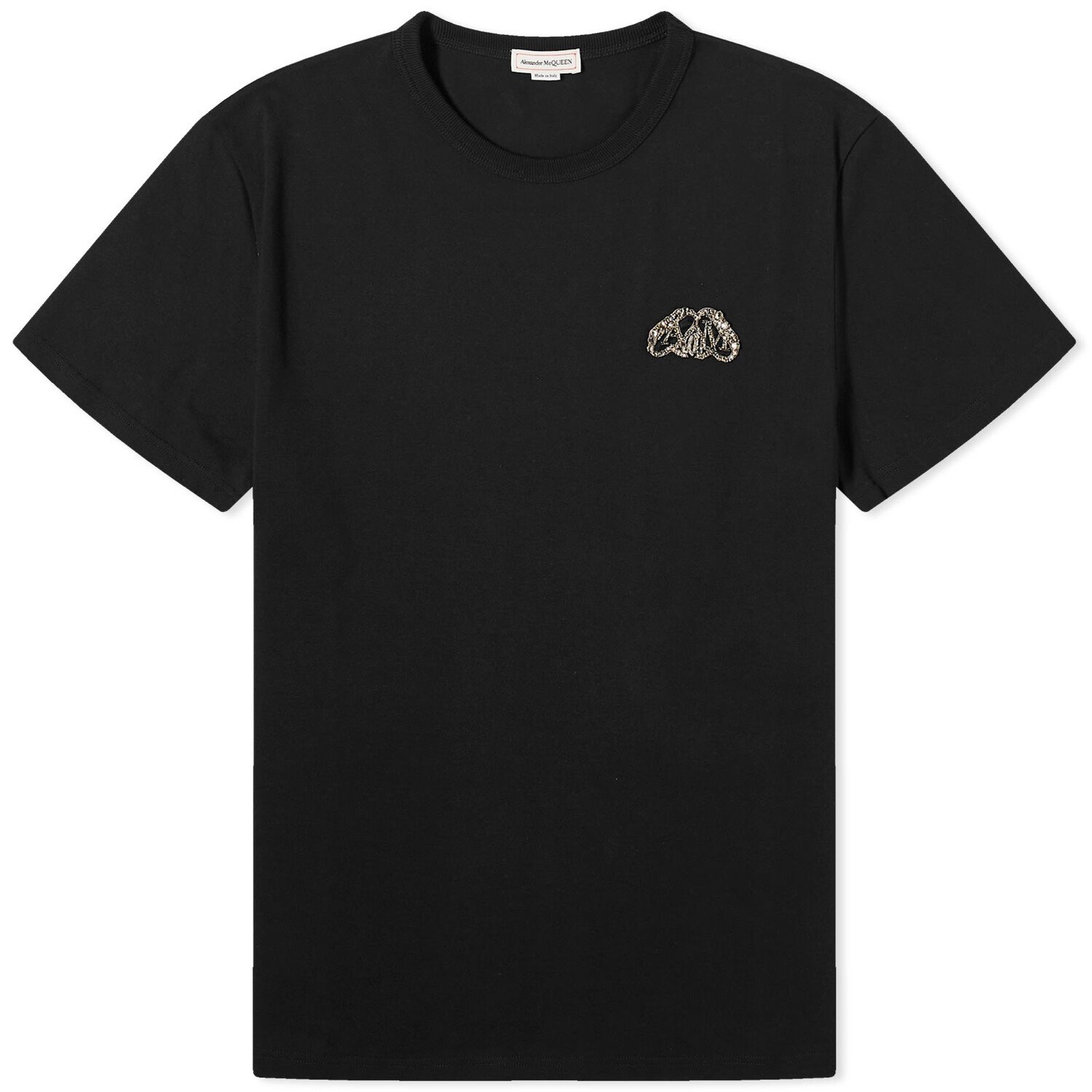 

Футболка Alexander Mcqueen Seal Logo T-Shirt, черный