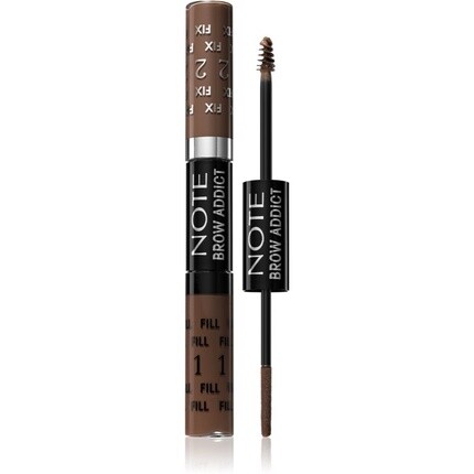 Гель для бровей Brow Addict Tint and Shaping - светло-коричневый, 2x5 мл Note Cosmetique