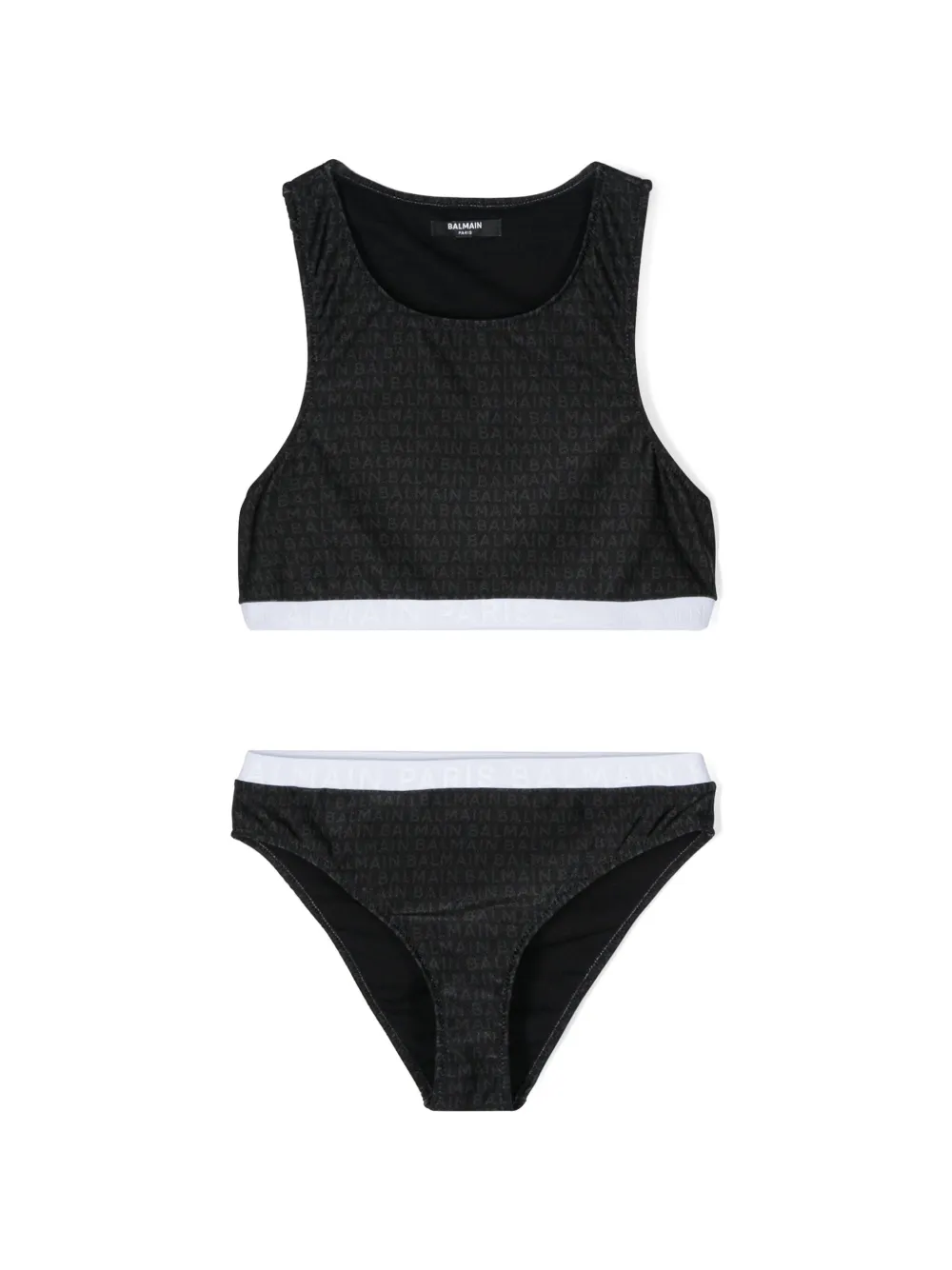 

Бикини с логотипом Balmain Kids, черный