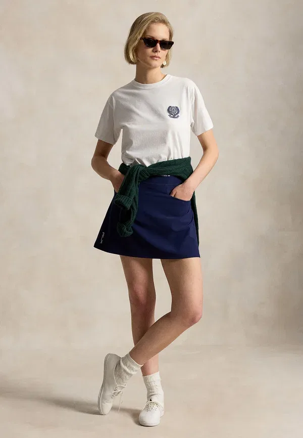 Футболка из хлопка, полупрозрачная Polo Ralph Lauren, белый — фото 2