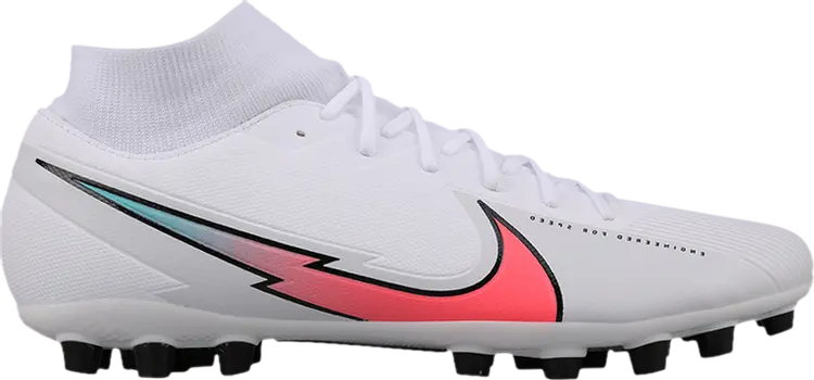 

Бутсы Nike Mercurial Superfly 7 Academy AG 'White Flash Crimson', белый