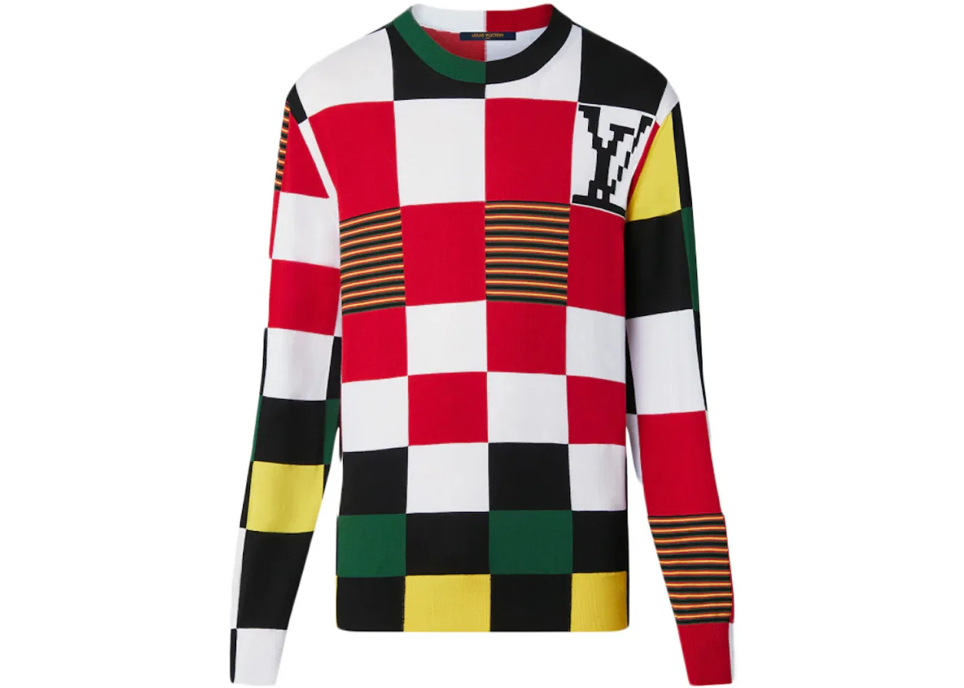 Мужской пуловер с интарсией Pullover Louis Vuitton, Multicolor