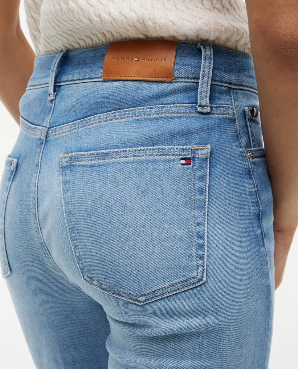 Женские джинсы клеш Tommy Hilfiger, Azul Claro — фото 3