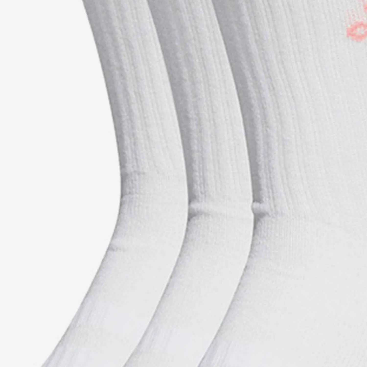Детские носки с логотипом Adidas, комплект из 3 пар, белые — фото 4