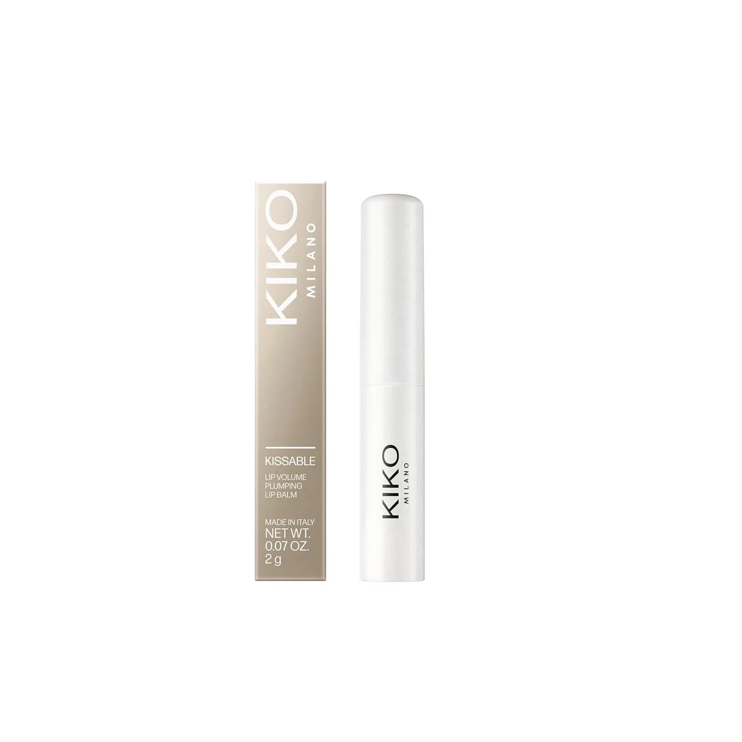Увлажняющий объемный бальзам для губ KIKO Milano Kissable Lip Volume 02 — фото 3