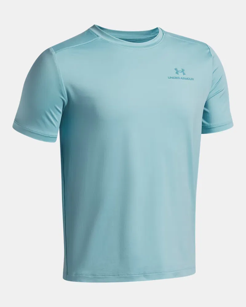 Футболка с коротким рукавом для мальчиков быстросохнущая UA Vanish UnderArmour, Blue Haze — фото 3
