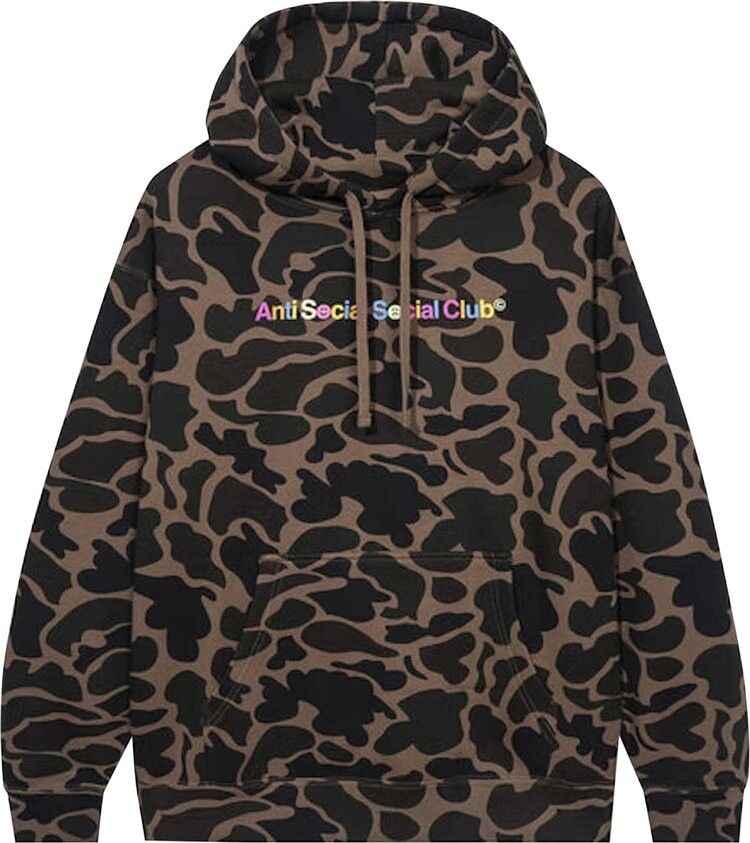 

Худи Anti Social Social Club Cheetah Hoodie 'Brown', коричневый