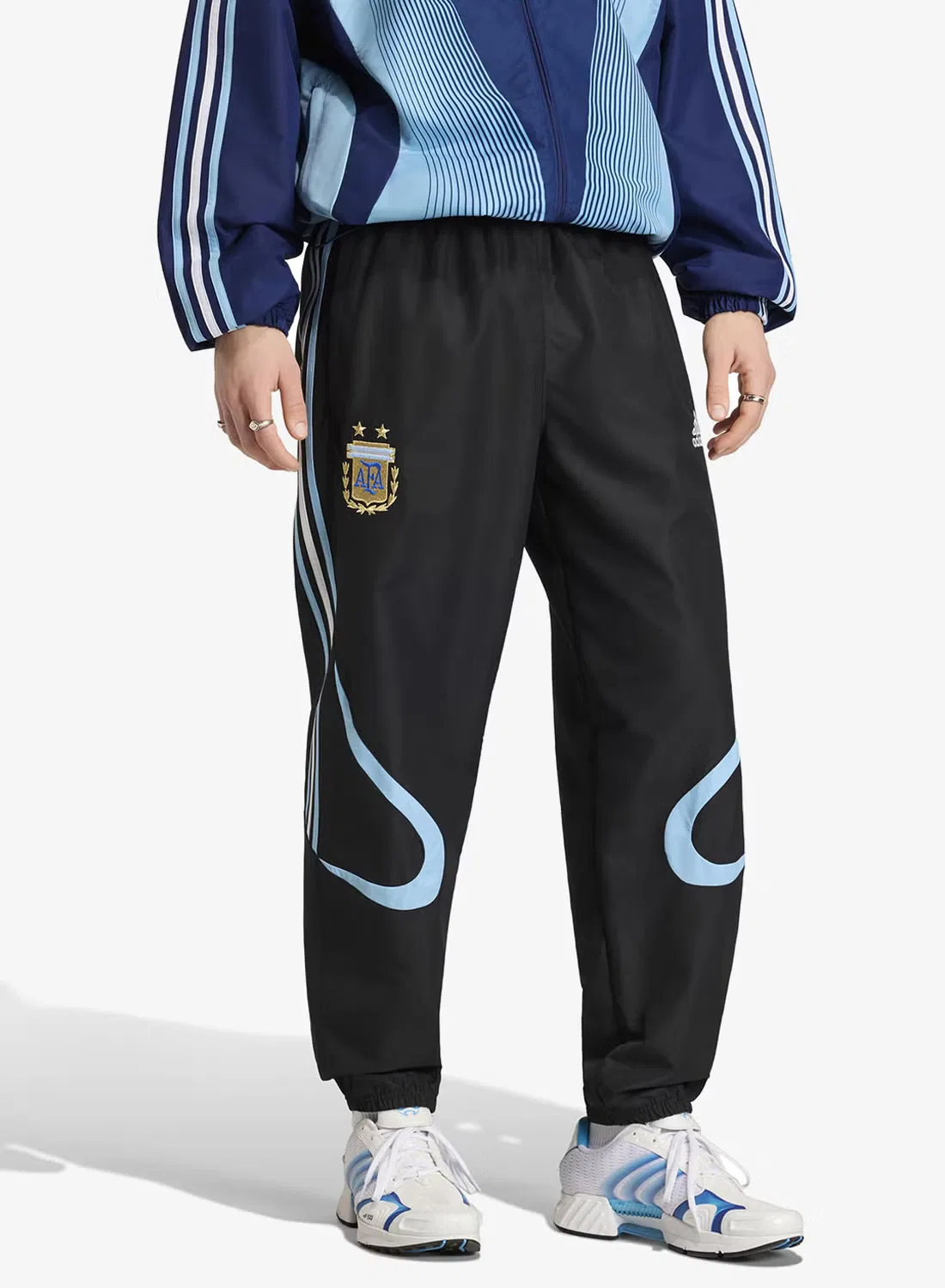 Штаны спортивные с лампасами Argentina 2006 Adidas, черный