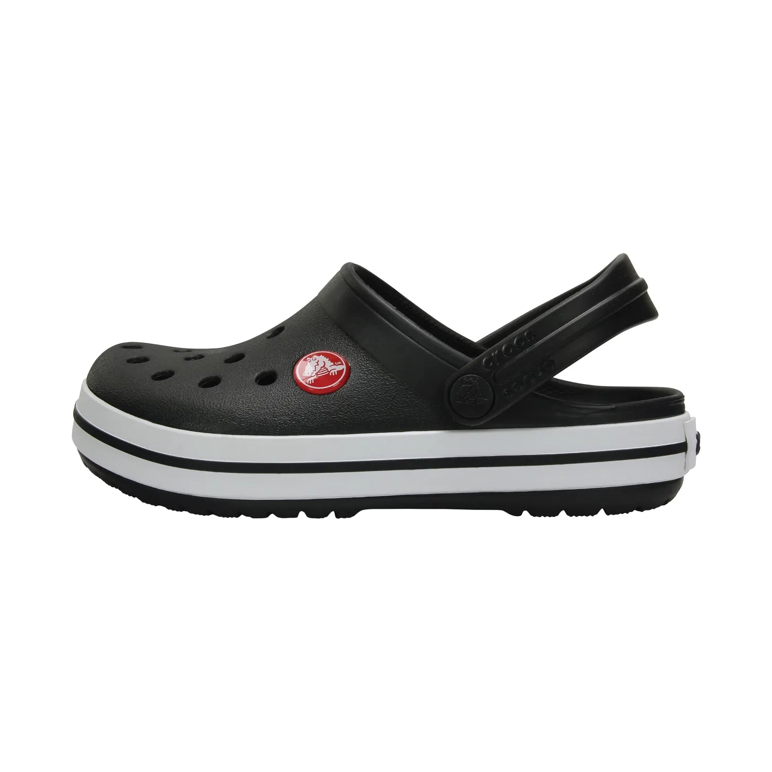 Кроксы детские без задника Crocband Clob Crocs, черный