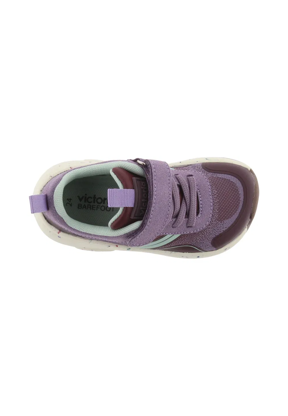 Кроссовки Kai для ходьбы босиком 1172102 унисекс - кроссовки Victoria Shoes, Malva — фото 3