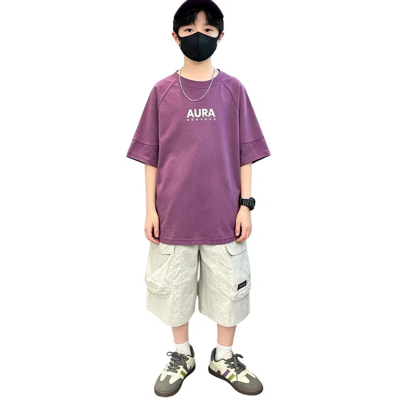Детский комплект для мальчиков с принтом Lanza, Purple