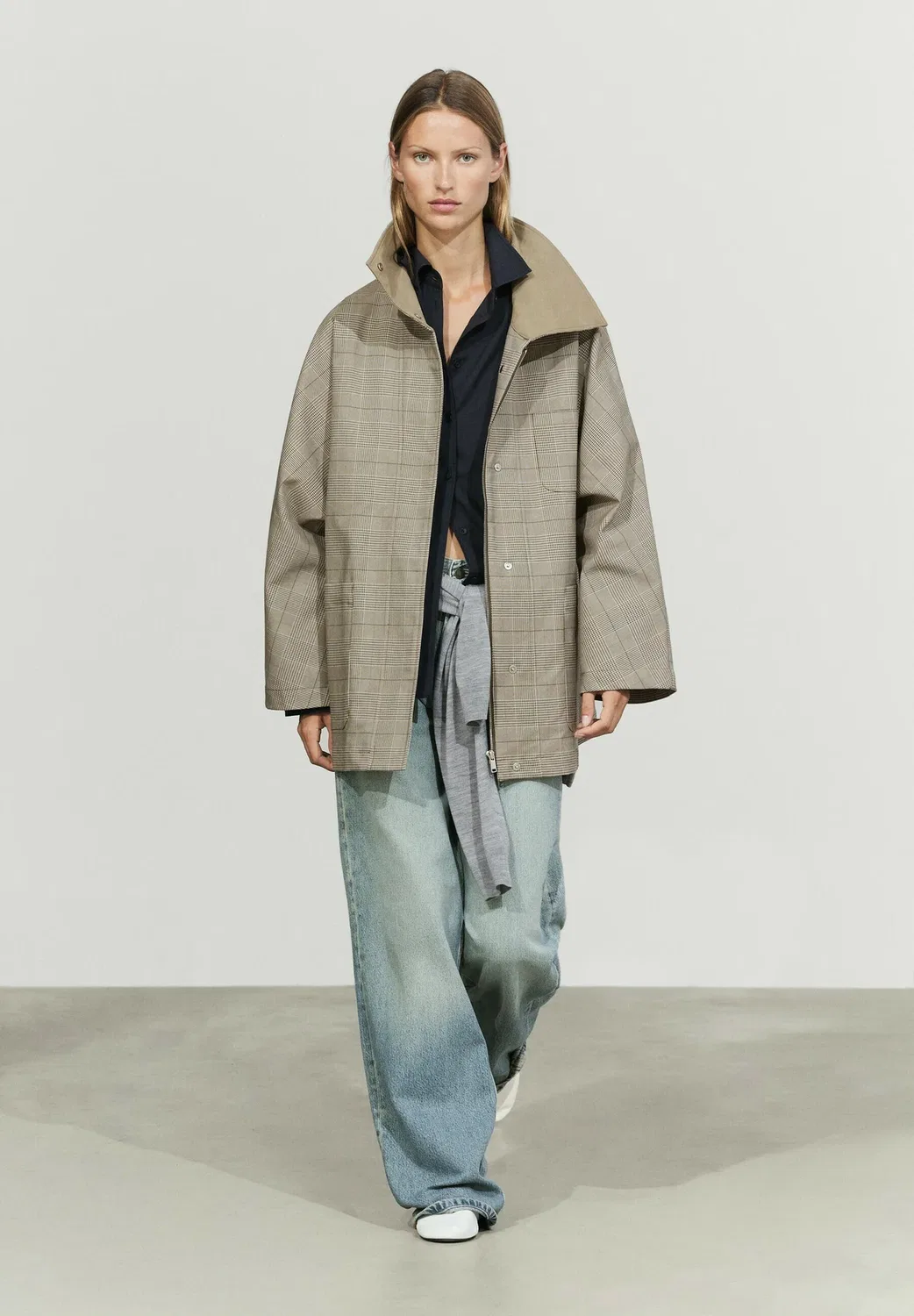 Короткая шерсть Massimo Dutti, Khaki — фото 2