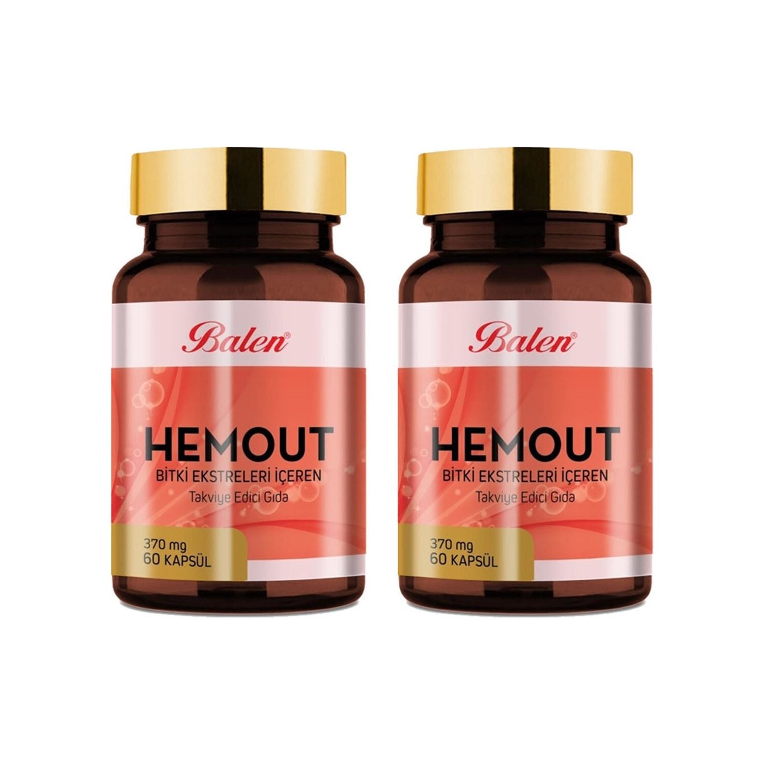 

Экстракт трав Balen Hemout, 60 капсул, 370 мг, 2 штуки