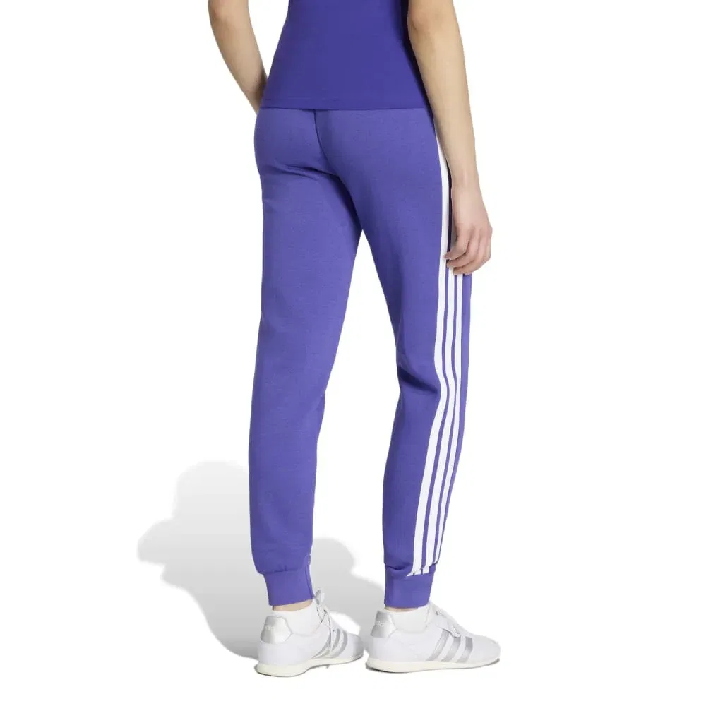 Брюки спортивные с тремя полосками Adidas, фиолетовый — фото 2